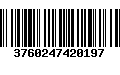 Código de Barras 3760247420197