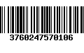 Código de Barras 3760247570106