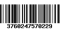 Código de Barras 3760247570229