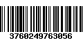 Código de Barras 3760249763056