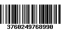 Código de Barras 3760249768990