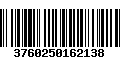 Código de Barras 3760250162138