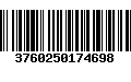 Código de Barras 3760250174698