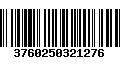 Código de Barras 3760250321276