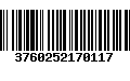 Código de Barras 3760252170117