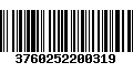 Código de Barras 3760252200319