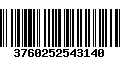 Código de Barras 3760252543140