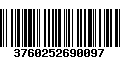 Código de Barras 3760252690097