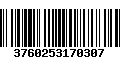 Código de Barras 3760253170307