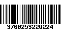 Código de Barras 3760253220224