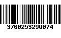 Código de Barras 3760253290074