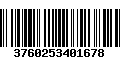 Código de Barras 3760253401678