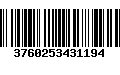 Código de Barras 3760253431194