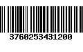 Código de Barras 3760253431200