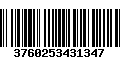 Código de Barras 3760253431347