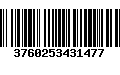 Código de Barras 3760253431477