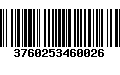 Código de Barras 3760253460026