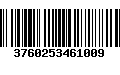 Código de Barras 3760253461009