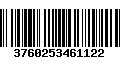 Código de Barras 3760253461122