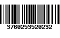 Código de Barras 3760253520232