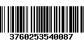 Código de Barras 3760253540087