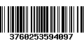 Código de Barras 3760253594097