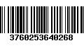 Código de Barras 3760253640268