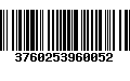 Código de Barras 3760253960052