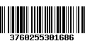 Código de Barras 3760255301686