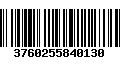 Código de Barras 3760255840130