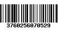 Código de Barras 3760256070529