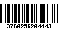 Código de Barras 3760256204443