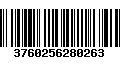 Código de Barras 3760256280263