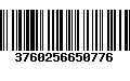 Código de Barras 3760256650776