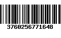 Código de Barras 3760256771648