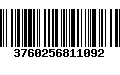 Código de Barras 3760256811092