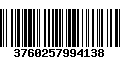 Código de Barras 3760257994138