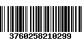 Código de Barras 3760258210299