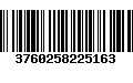 Código de Barras 3760258225163