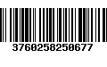 Código de Barras 3760258250677