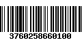 Código de Barras 3760258660100