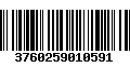 Código de Barras 3760259010591