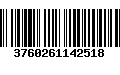 Código de Barras 3760261142518