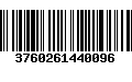 Código de Barras 3760261440096