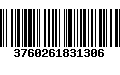 Código de Barras 3760261831306