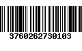 Código de Barras 3760262730103