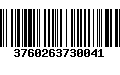 Código de Barras 3760263730041