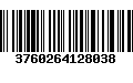 Código de Barras 3760264128038