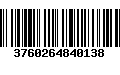 Código de Barras 3760264840138