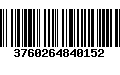 Código de Barras 3760264840152